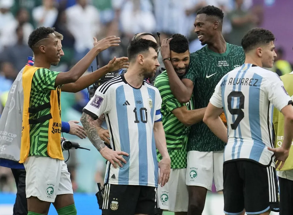 Chiến thắng lịch sử của Saudi Arabia trước Argentina khiến Saudi Arabia rất kết cựu HLV Nam Định, ông Herve Renard. Ảnh: Getty Cuu-HLV-Nam-Dinh.jpg