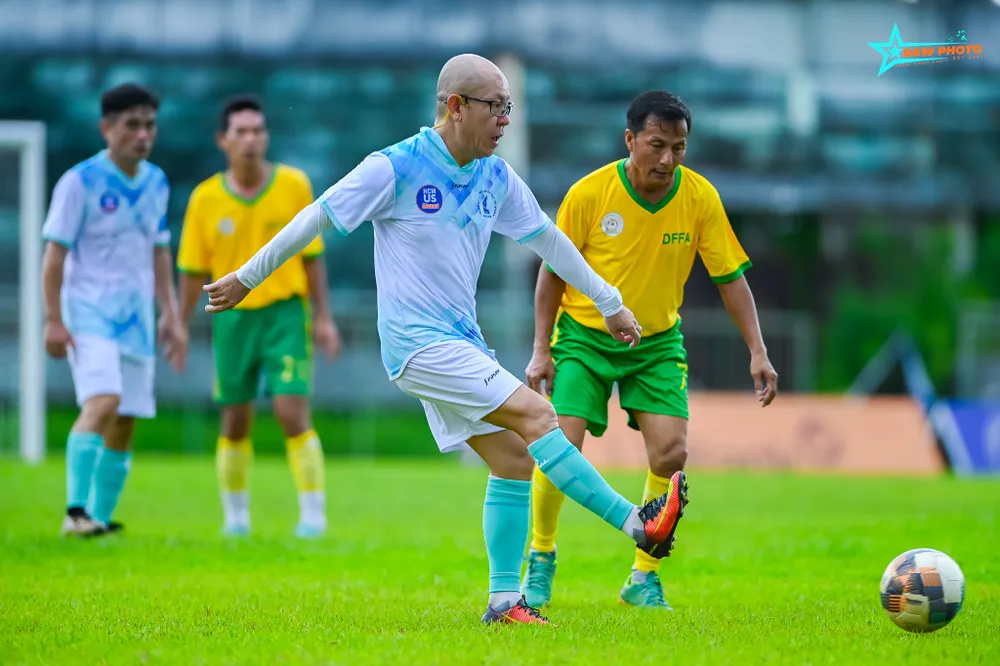 Tiền vệ nhạc trưởng của USA FC- Võ Anh Triết được ví là "Zidane" của USA FC. Ảnh:CTV THay-Doan- Minh- Xuong-1.jpg