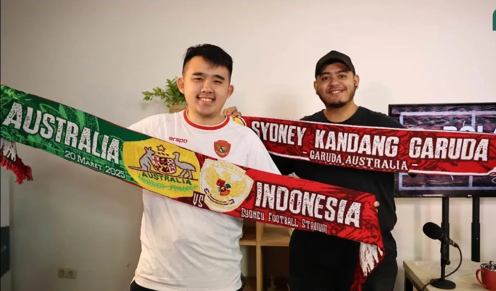 Úc tiếp Indonesia có 5 ngàn fan Indonesia đến Sydney cổ vũ. Ảnh: Bola Úc tiếp Indonesia