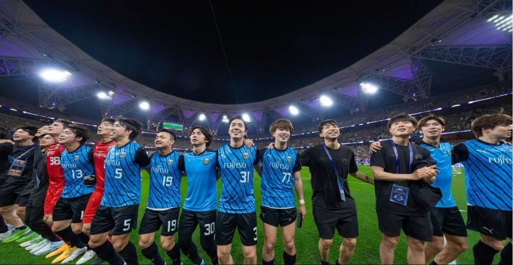Kawasaki Frontole với nhiều cầu thủ trẻ đã khiến Ronaldo tan vỡ giấc mơ vàng. Ảnh: AFC Ronaldo-tan- vo- giac- mo-3.jpg