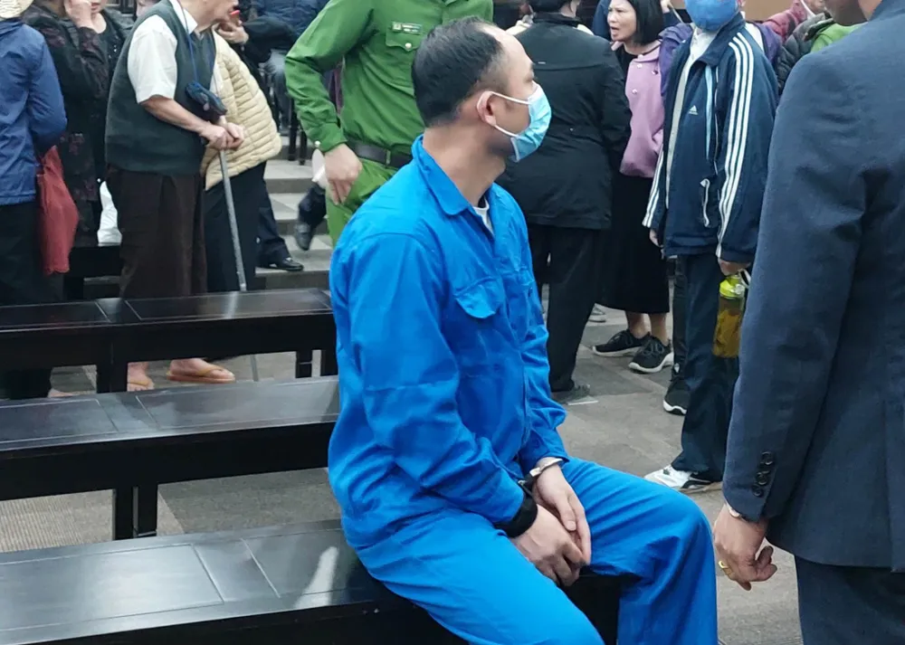 Bị cáo Phạm Thanh Hải tại tòa. Ảnh: CTV