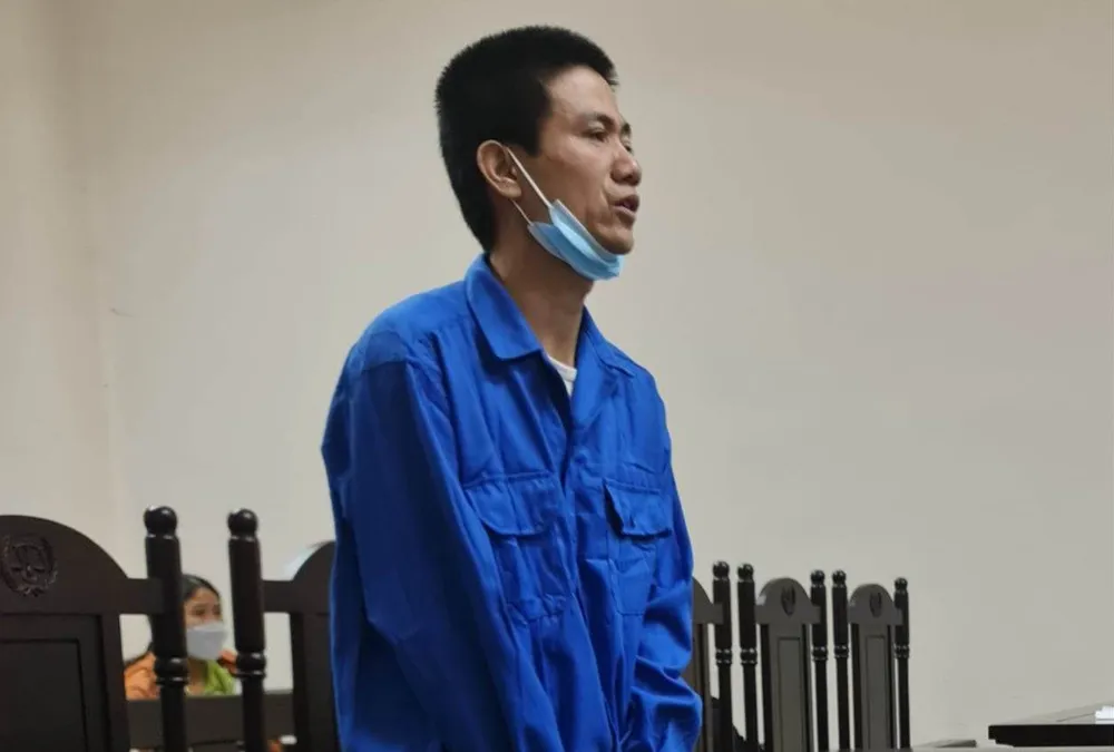 Bị cáo Trần Quốc Chung. Ảnh: CTV