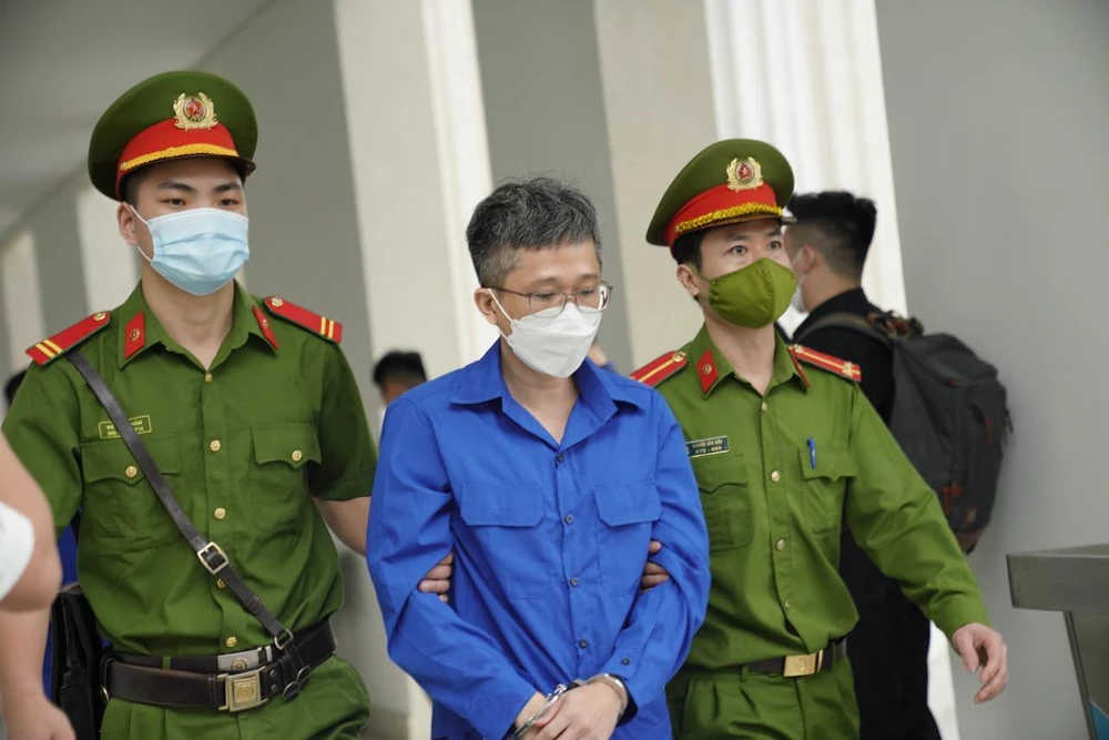 Bị cáo Ngô Thục Vũ, cựu TGĐ Louis Capital.