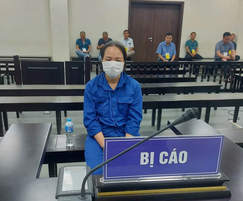 Bị cáo Ngô Thị Chinh tại phiên tòa. Ảnh: CTV Bị cáo Ngô Thị Chinh tại phiên tòa. Ảnh: CTV