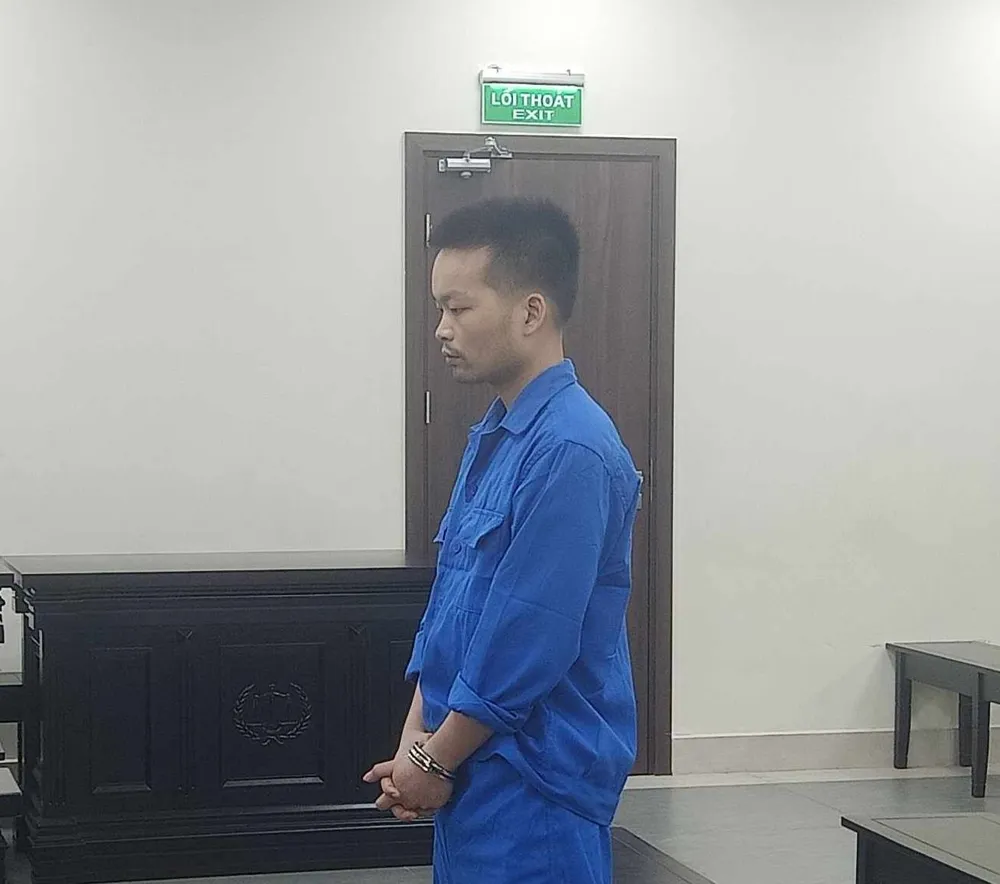 Bị cáo Bùi Đức Thọ tại phiên tòa. Ảnh: CTV