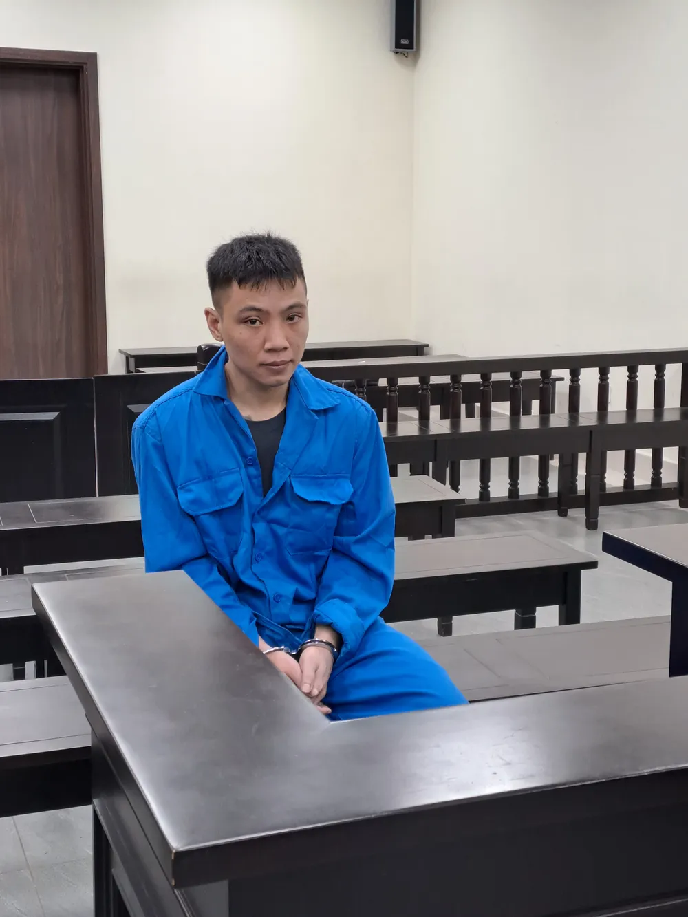 Bị cáo Kiều Văn Tiến tại phiên tòa. Ảnh: BT