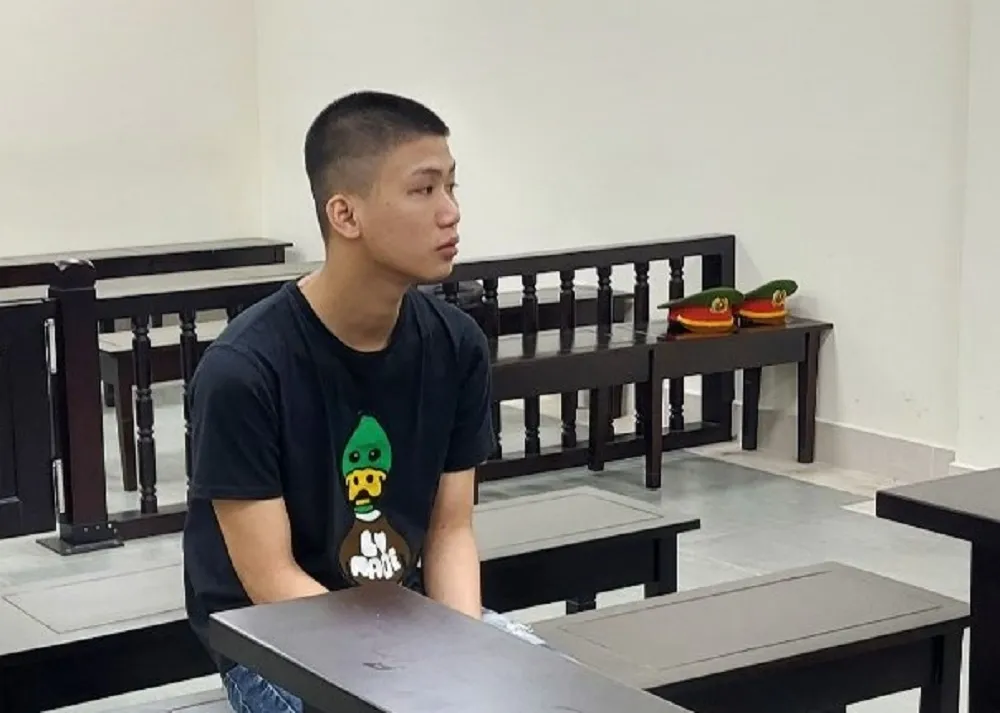 Bị cáo Nguyễn Thanh Duy tại phiên tòa. Ảnh: CTV Bị cáo Nguyễn Thanh Duy tại phiên tòa. Ảnh: CTV