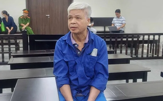 Bị cáo Hoàng Văn Cường tại phiên tòa. Ảnh: CTV cao-cuong-lua.jpg