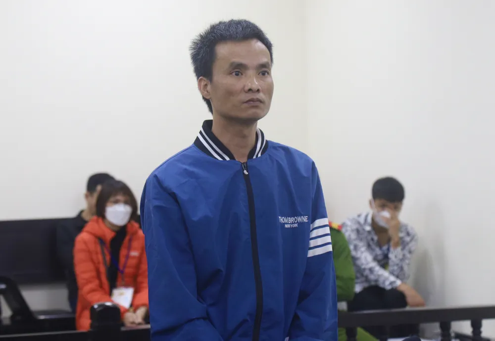 Tài xế tông chết bảo vệ tại phiên tòa. Ảnh: CTV tài xế tông chết bảo vệ.jpg