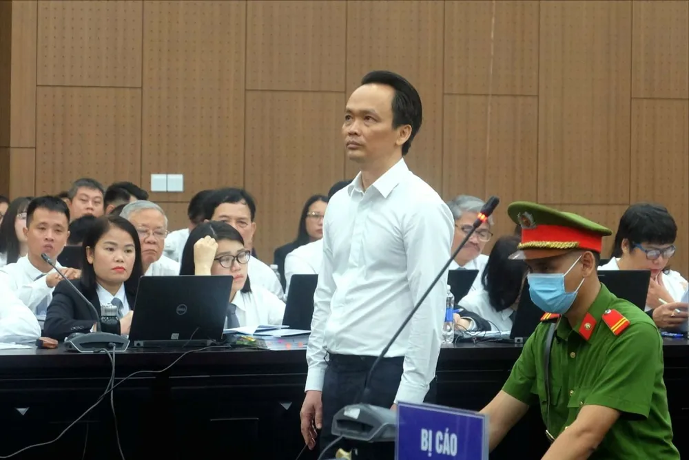 Bị cáo Trịnh Văn Quyết tại tòa. Ảnh: CTV Trịnh Văn Quyết (2).jpg