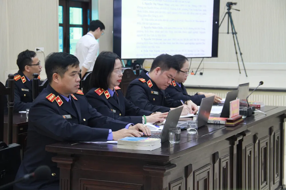 Đại diện VKS tại phiên tòa. Ảnh: CTV 29ce9b5acb75732b2a64.jpg