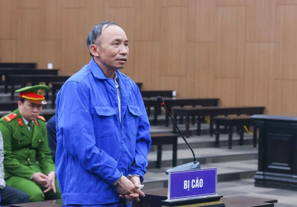 Bị cáo Nguyễn Trọng Đường. Ảnh: M. Hùng Nguyễn Thị Thanh Nhàn, Nguyễn Trọng Đường.jpg