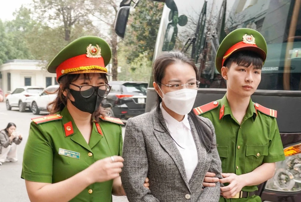 Bị cáo Hương Trần Kiều Dung. Ảnh: Hoàng Huy Dung.jpg