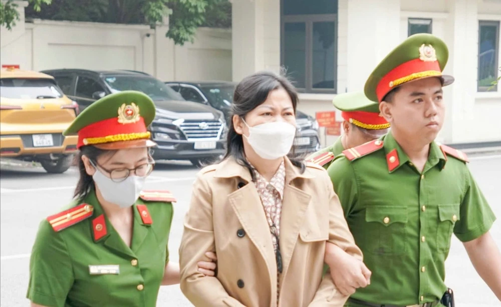 Bị cáo Trịnh Thị Thúy Nga. Ảnh: Hoàng Huy Trịnh Thị Thúy Nga.jpg