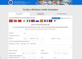 Bắt buộc khai báo y tế khi đi máy bay, tàu hỏa, xe khách