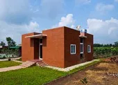 Ngất ngây với biệt thự song lập sau cải tạo ảnh 20 Tránh nóng cho ngôi nhà bằng gạch nung