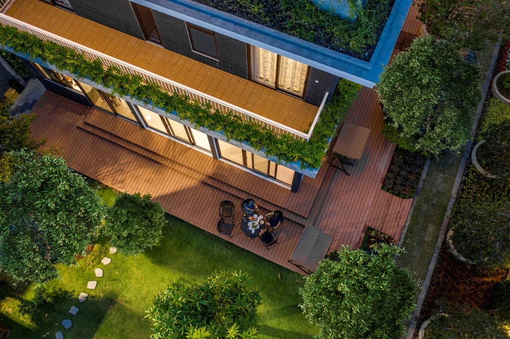 Ngắm biệt thự xanh bên dòng sông Mê Kông ảnh 4