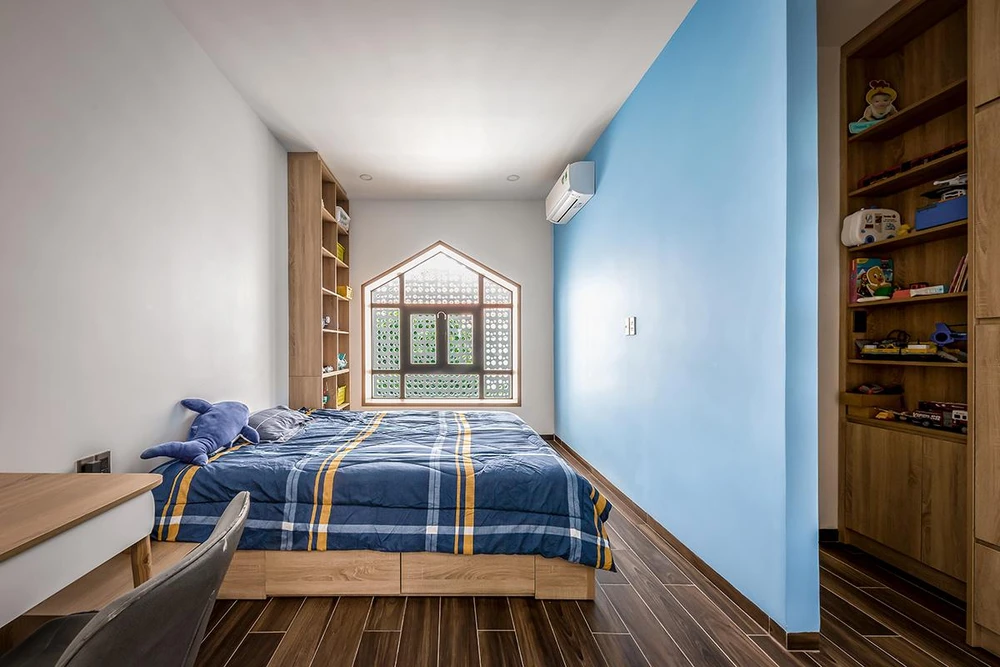 Cách thiết kế này giúp lấy sáng và gió tối đa.