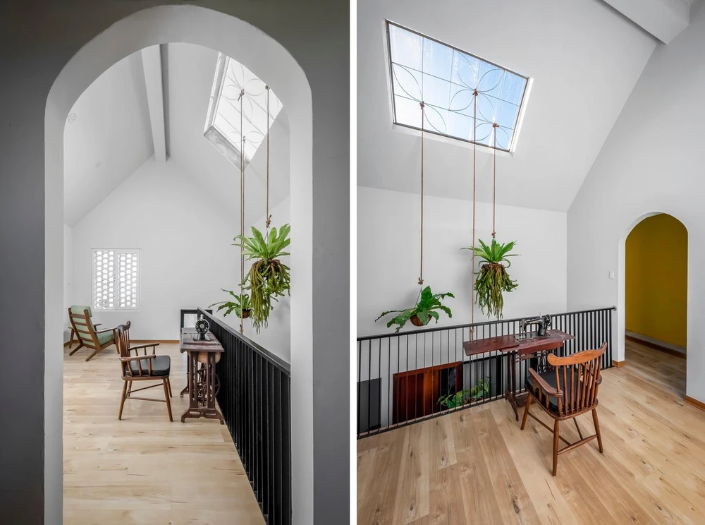 Giếng trời, thông tầng là cách kiến trúc sư lấy sáng cho ngôi nhà.