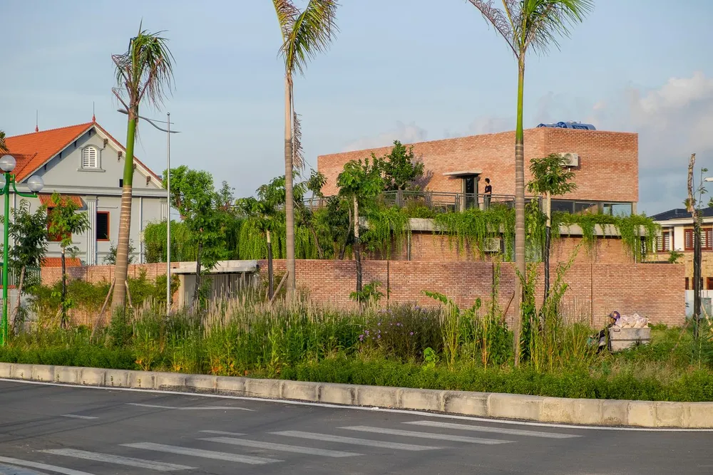 Ngôi nhà có diện tích 400 m² được xây dựng tại Mạo Khê, tỉnh Quảng Ninh.