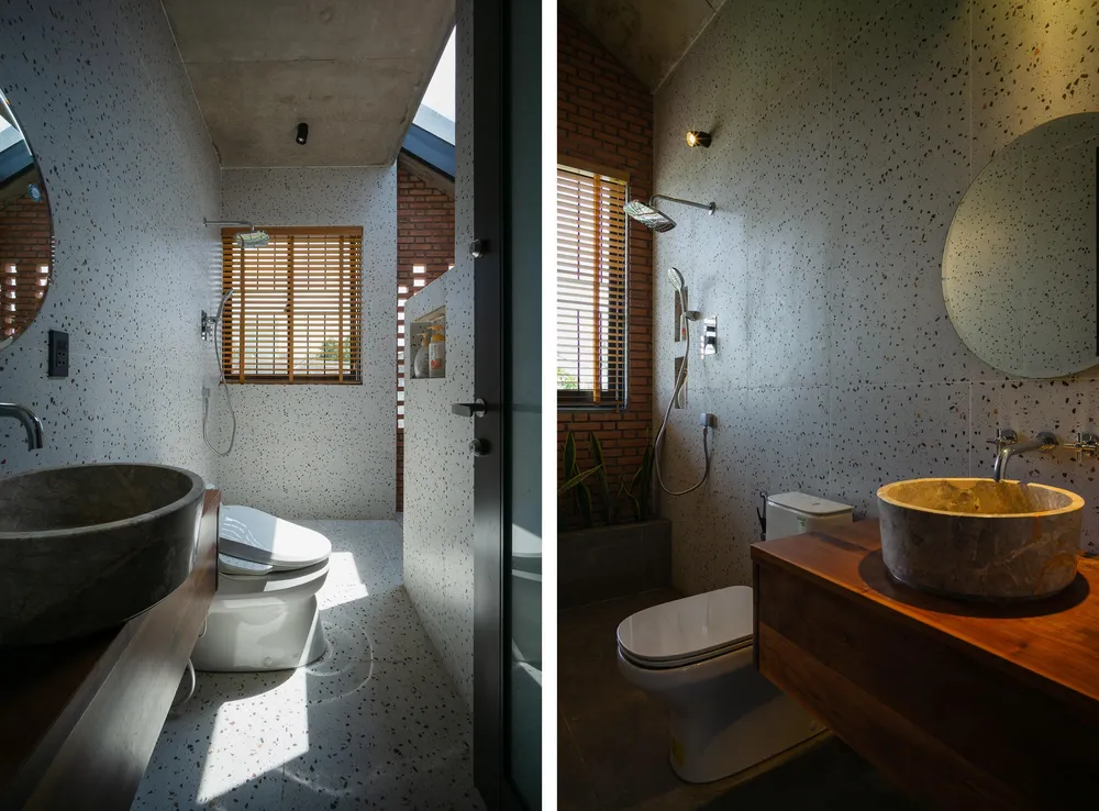 Ánh sáng và độ thông thoáng của công trình được kiến trúc sư ưu tiên trong công trình này.