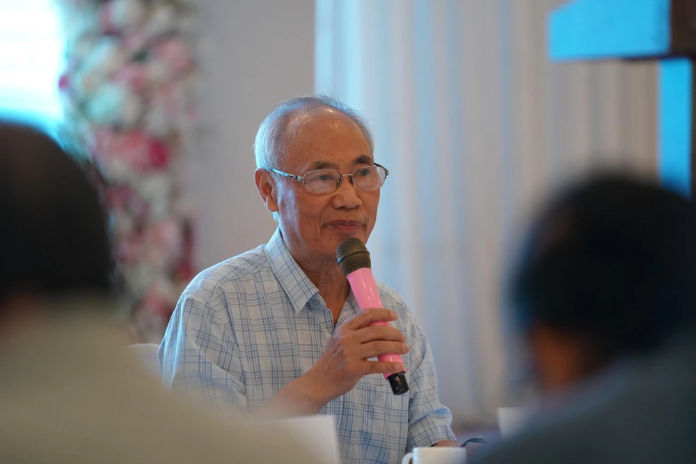 Ông Vũ Thế Bình, Chủ tịch Hiệp hội Du lịch Việt Nam chia sẻ tại họp báo.