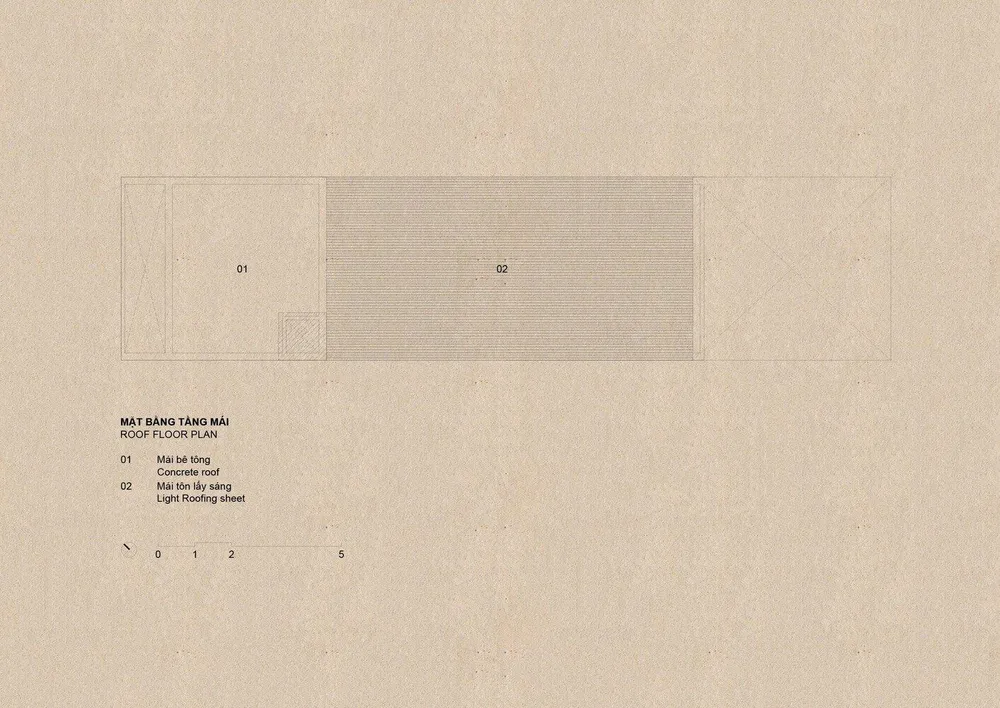 Mặt bằng tầng mái