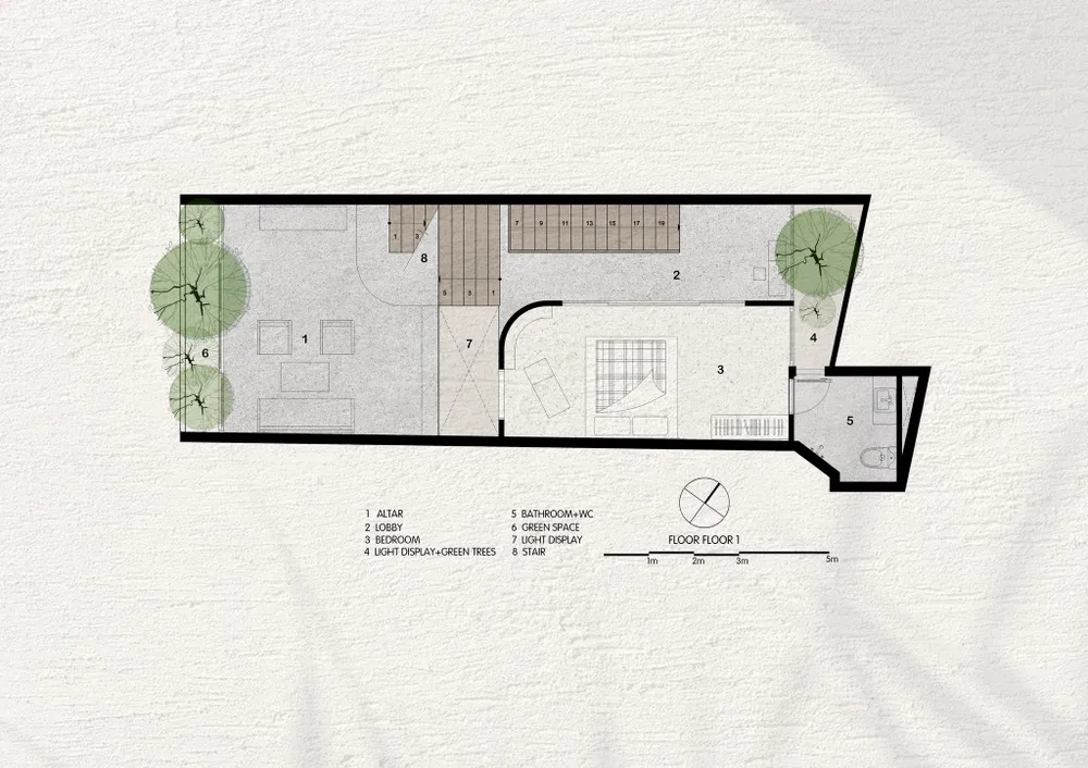 Mặt bằng tầng một