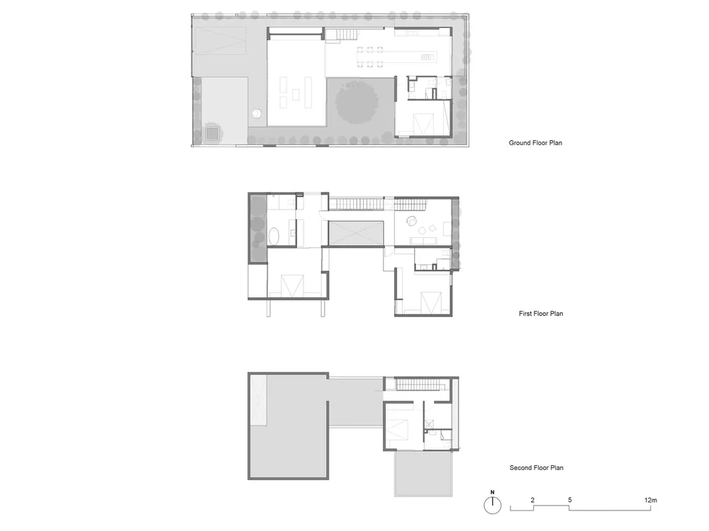 Mặt bằng ngôi nhà.