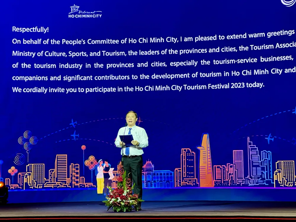 Ông Dương Anh Đức, Phó Chủ tịch UBND TP.HCM, phát biểu. Ông Dương Anh Đức, Phó Chủ tịch UBND TP.HCM, phát biểu.