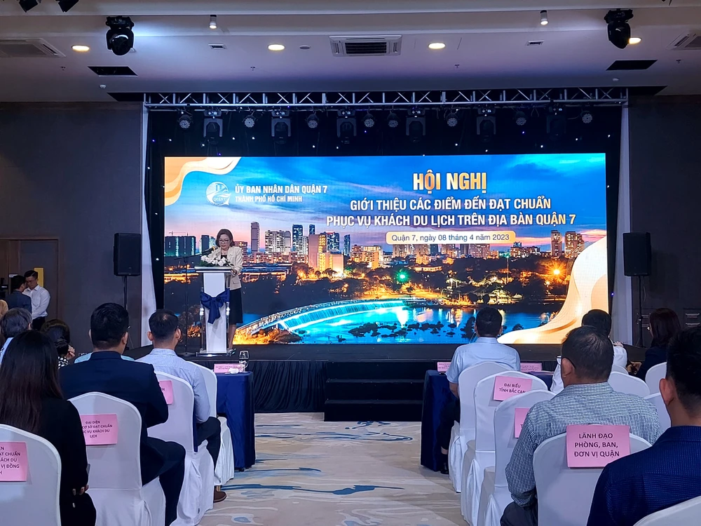 Hội nghị giới thiệu điểm đến đạt chuẩn phục vụ khách du lịch trên địa bàn quận 7.