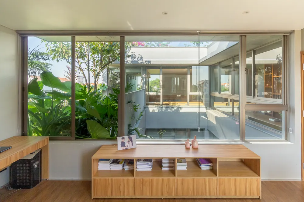 Kiến trúc sư cho biết công trình sử dụng kết cấu bê tông cốt thép phổ biến và sẵn có.