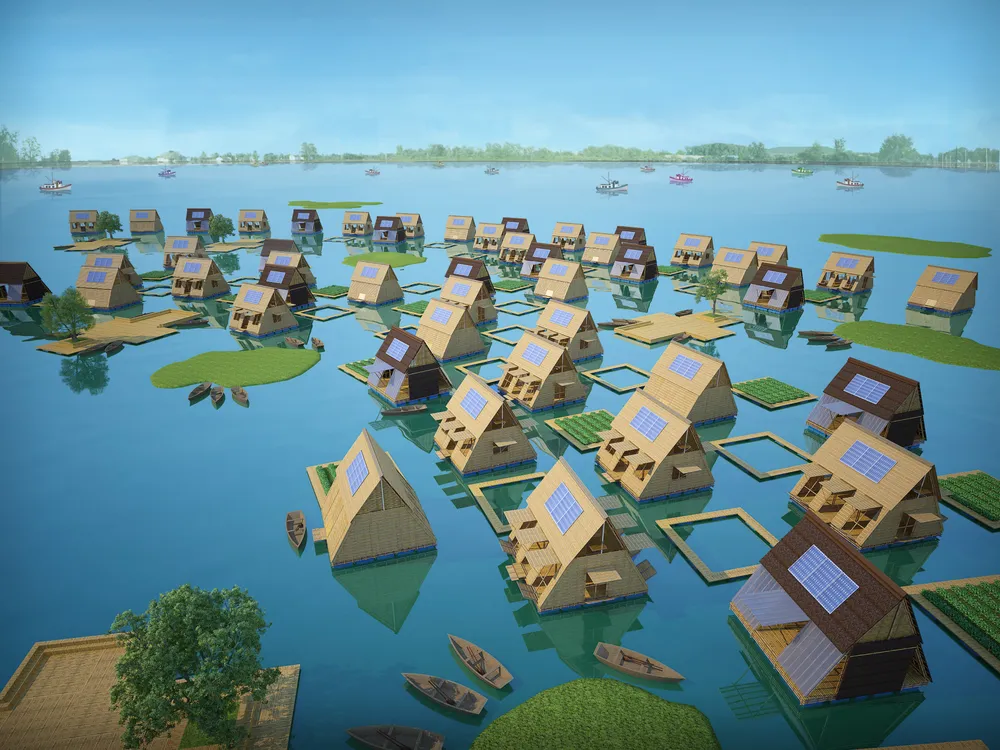 Công trình là mô hình nhà ở dành cho người dân Việt Nam có sinh kế dựa vào sông nước, đặc biệt là những người dân ở Đồng bằng sông Cửu Long.