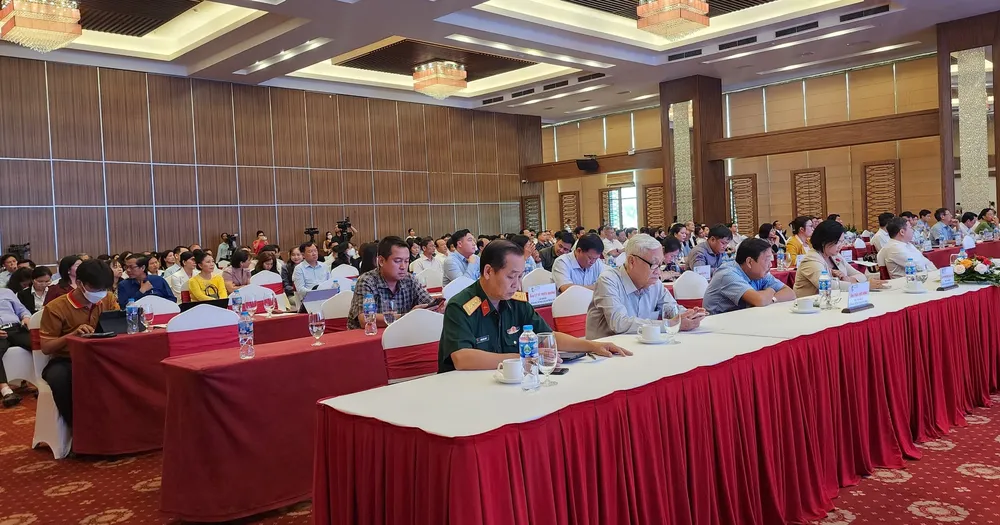 Toàn cảnh diễn đàn &quot;Chuyển đổi số du lịch - Động lực phát triển bền vững”. Ảnh: THU TRINH.