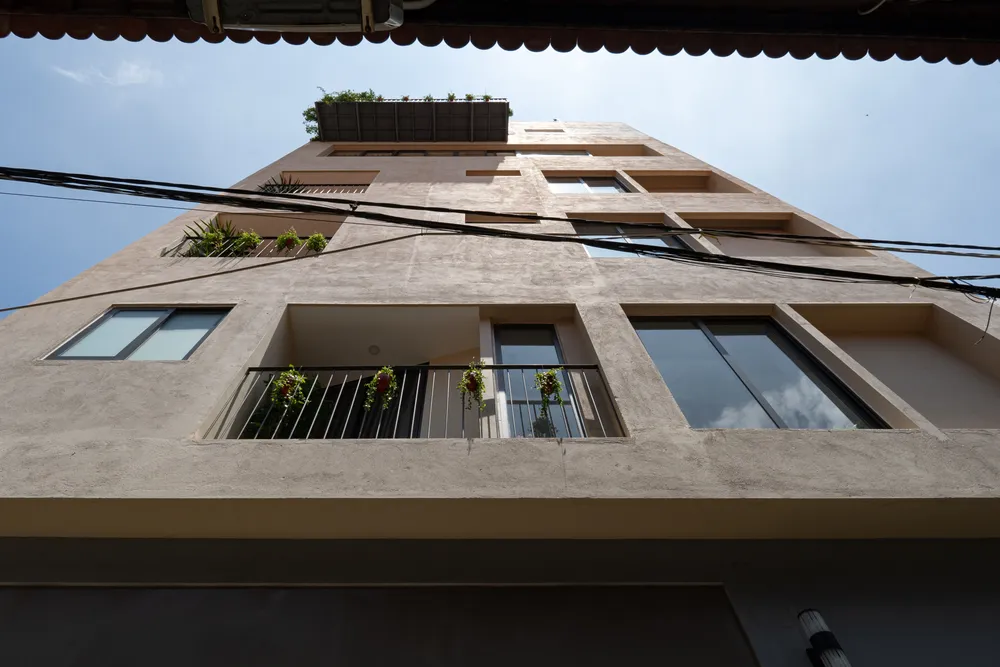 Công trình toạ lạc trên mảnh đất hơn 60 m² tại trung tâm TP Vũng Tàu.