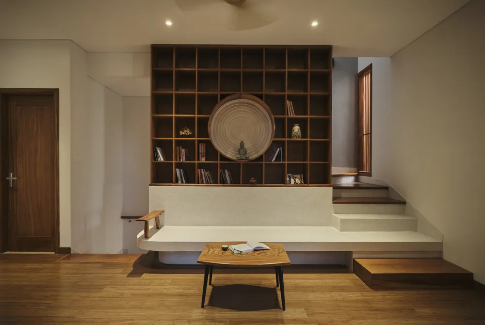 Một góc thư giãn, đọc sách của các thành viên trong gia đình.