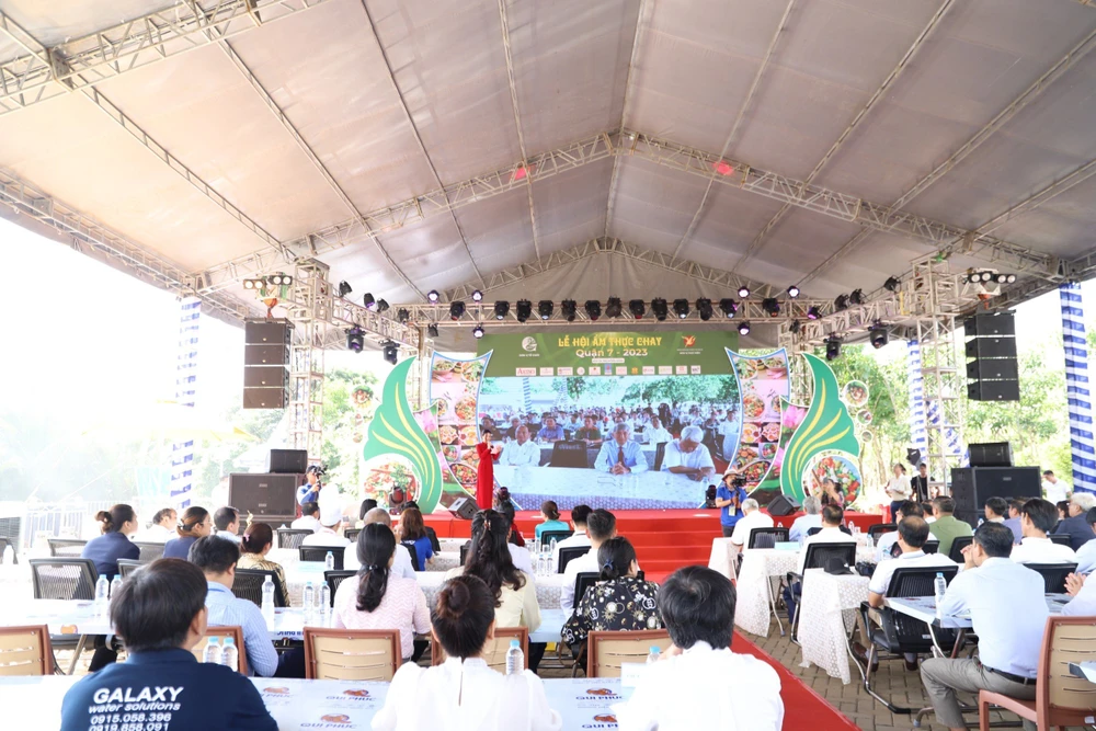 Khai mạc lễ hội ẩm thực chay quận 7, TP.HCM