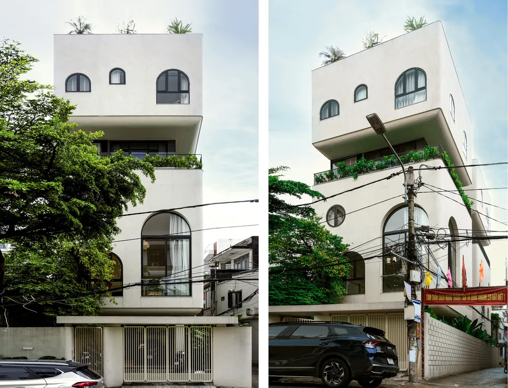 FLOW HOUSE có sáu tầng toạ lạc trên một khu đất 165 m<sup>﻿2</sup>, tọa lạc tại tỉnh <i>Khánh Hòa.</i>