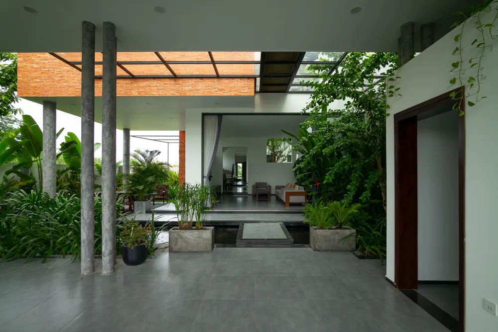 Công trình là tổ ấm của gia đình gồm bốn thành viên.