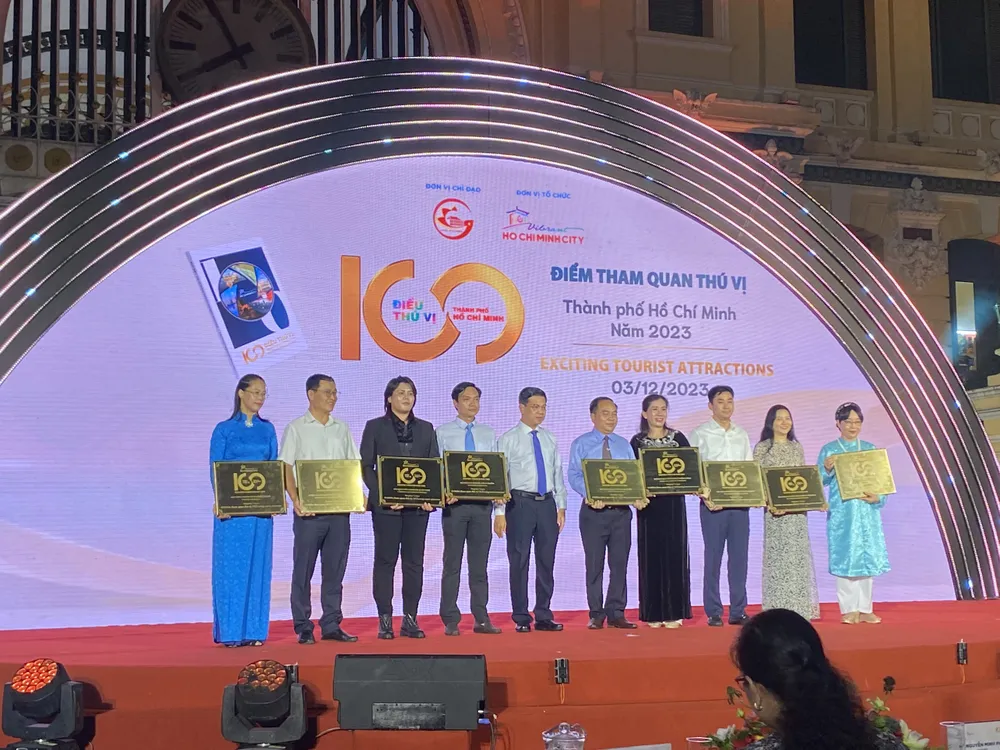 Các điểm đến tham quan thú vị được bình chọn 100 điều thú vị ở TP.HCM