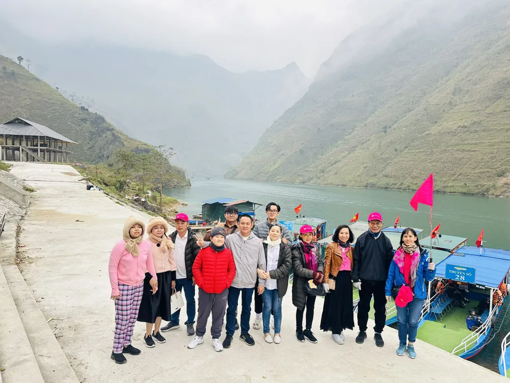 Trong dịp Tết Nguyên đán 2024, số lượng khách du lịch nội địa tăng. Ảnh: THU TRINH.