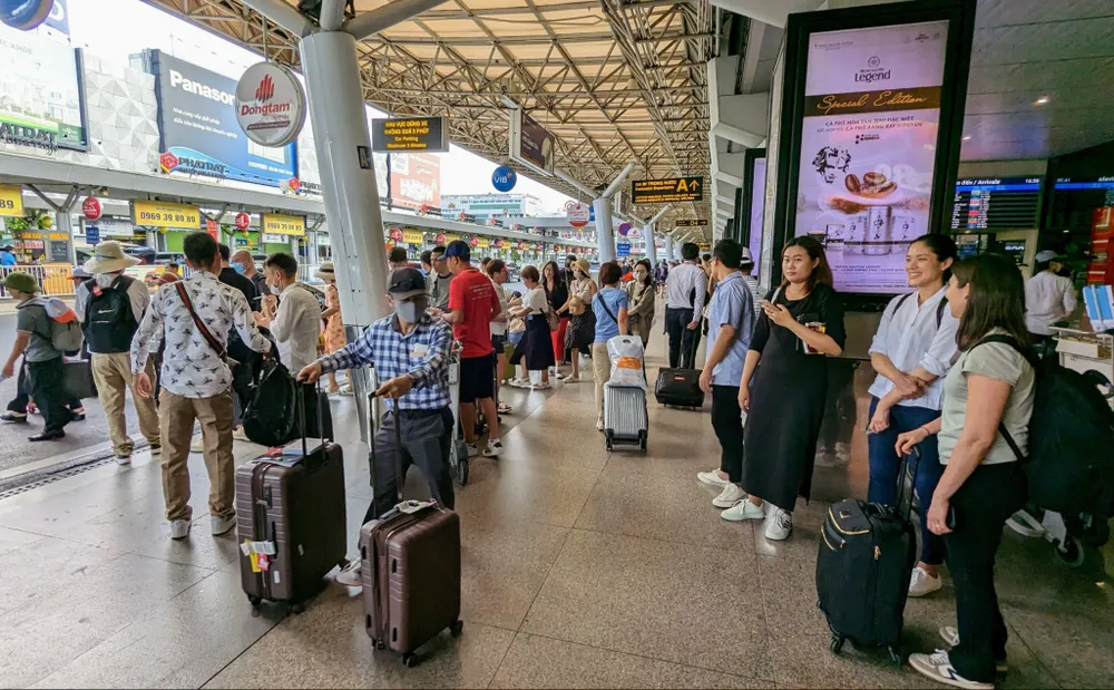 Đường bay giữa Hà Nội - TP.HCM là đường bay bận rộn nhất khu vực Đông Nam Á. Ảnh: TT Đường bay giữa Hà Nội - TP.HCM là đường bay bận rộn nhất khu vực Đông Nam Á. Ảnh: TT.