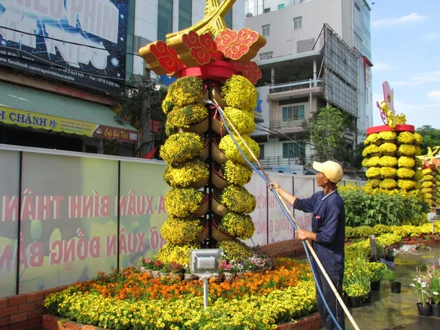 Đường hoa TP Cần Thơ năm nay có gì hay, lạ? ảnh 7 Đường hoa TP Cần Thơ năm nay có gì hay, lạ? ảnh 7