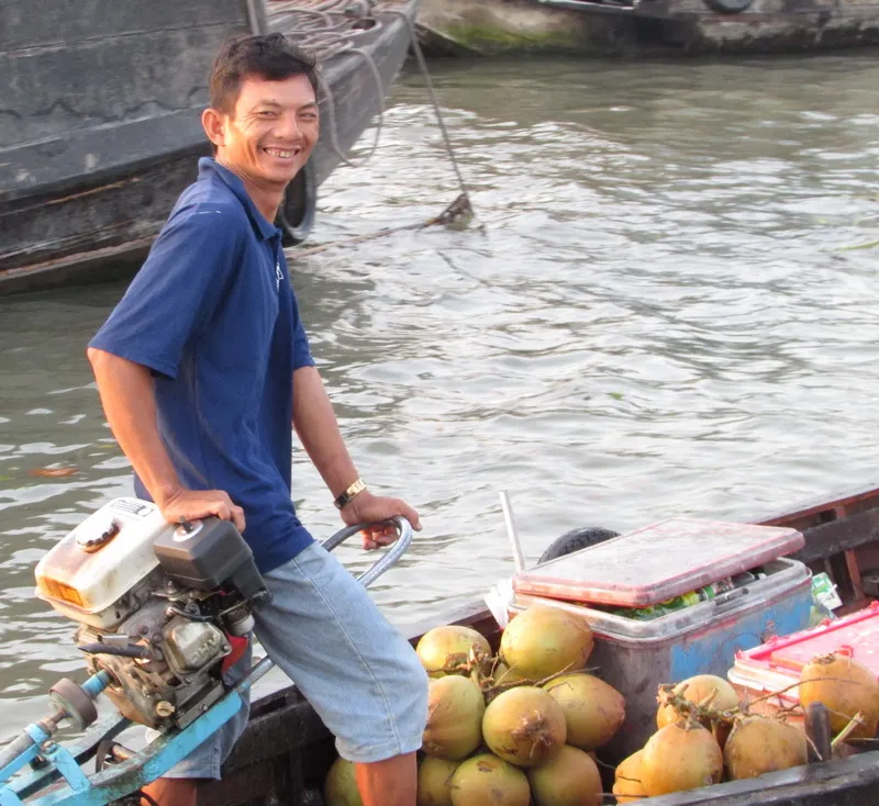 Tết đến với thương hồ chợ nổi Cái Răng ảnh 5 Tết đến với thương hồ chợ nổi Cái Răng ảnh 5
