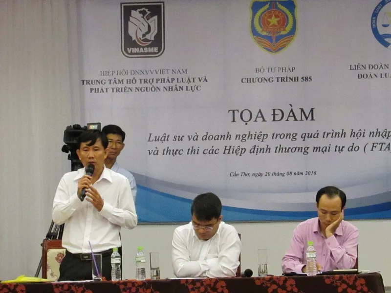 LS Trần Minh Trị cho rằng luật sư TP Cần Thơ hội nhập chưa bao nhiêu và còn nhiều khó khăn. Ảnh: N.NAM