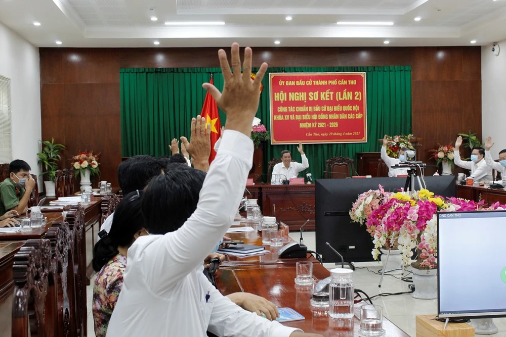 Cần Thơ: 8 tổ bầu cử bỏ phiếu sớm vào ngày 20-5 ảnh 2