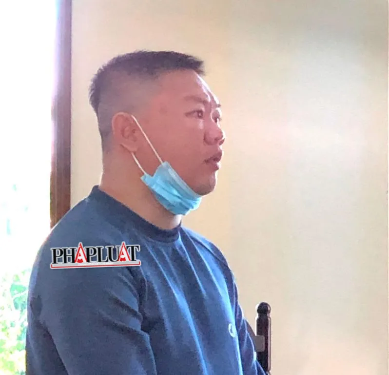 Bị cáo Lê Võ Minh Nhật. Ảnh: NHẪN NAM