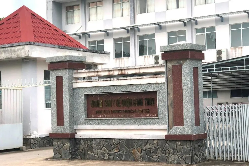 Trung tâm y tế quận Bình Thủy, TP Cần Thơ. Ảnh: LĐ