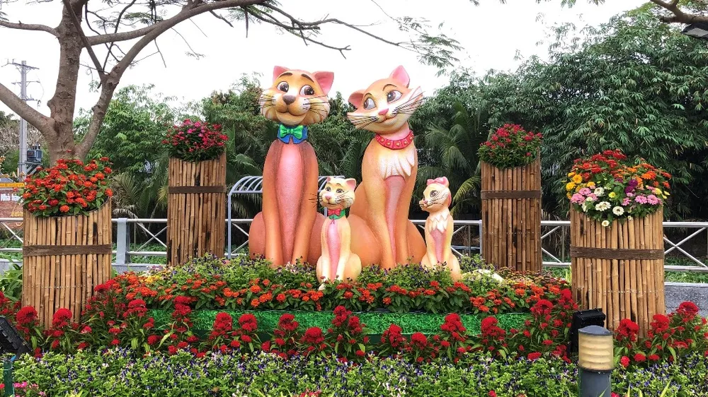 vườn hoa nghệ thuật Cần Thơ 2023 vườn hoa nghệ thuật Cần Thơ 2023