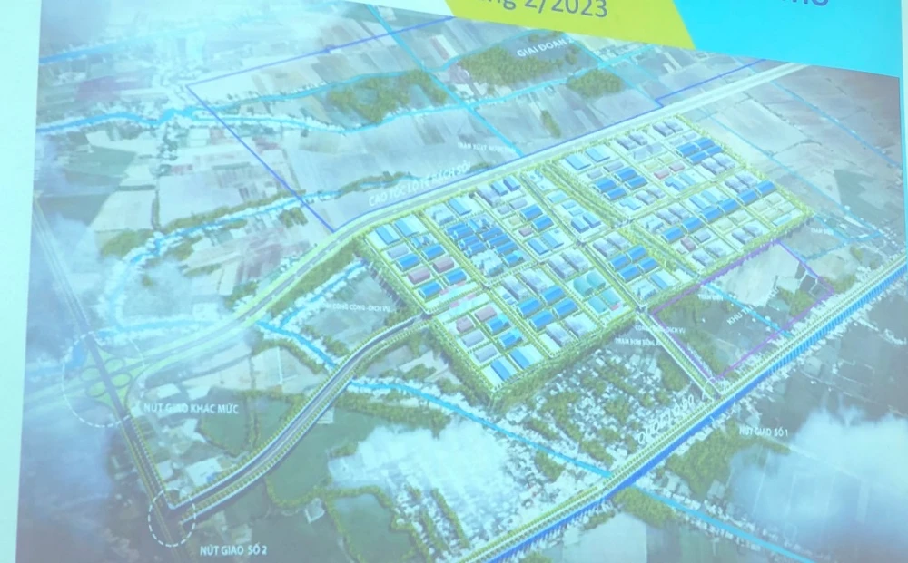 mô hình dự án KCN Vĩnh Thạnh (VSIP Cần Thơ)